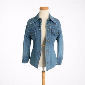 Rare Vintage 70’s H.A.S.H Hash Jeans- Jean Jacket Small/Medium